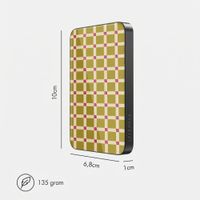 Selencia Vivid Powerbank 5.000 mAh - MagSafe und Qi - Black / Check This Olive