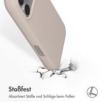 Accezz Liquid Silikoncase mit MagSafe Apple iPhone 18 Pro / 17 Pro - Stone