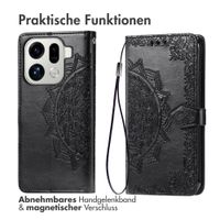 imoshion Mandala Klapphülle Oppo Find X9 Pro - Schwarz