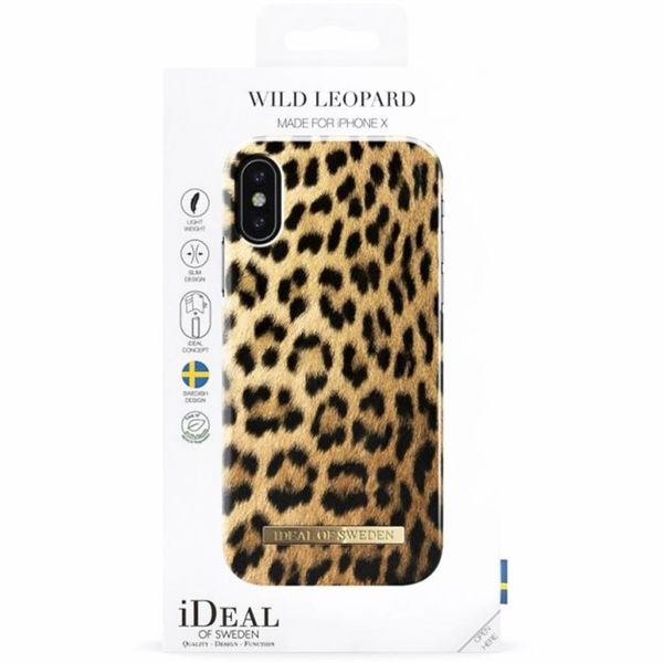 iDeal of Sweden Wild Leopard Fashion Back Case für das iPhone Xs / X