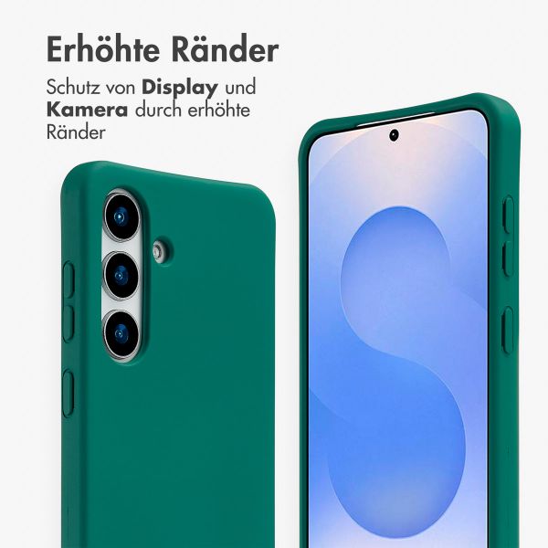imoshion Color Backcover mit abnehmbarem Handykette und MagSafe Samsung Galaxy S24 / S25 - Dunkelgrün