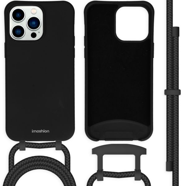 imoshion  Color Backcover mit abtrennbarem Band iPhone 14 Pro Max - Schwarz