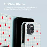 imoshion Design Klapphülle Apple iPhone 15 - Cherry Check