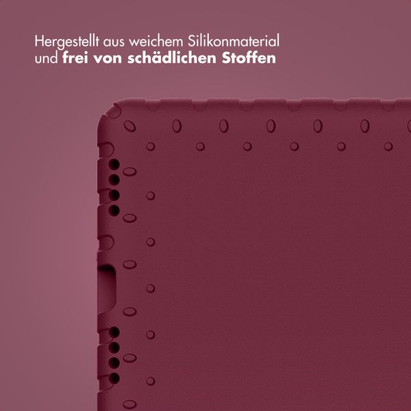 imoshion Schutzhülle mit Handgriff kindersicher Apple iPad 11 (2025) 11 Zoll A16 / iPad 10 (2022) 10.9 Zoll - Velvet Plum