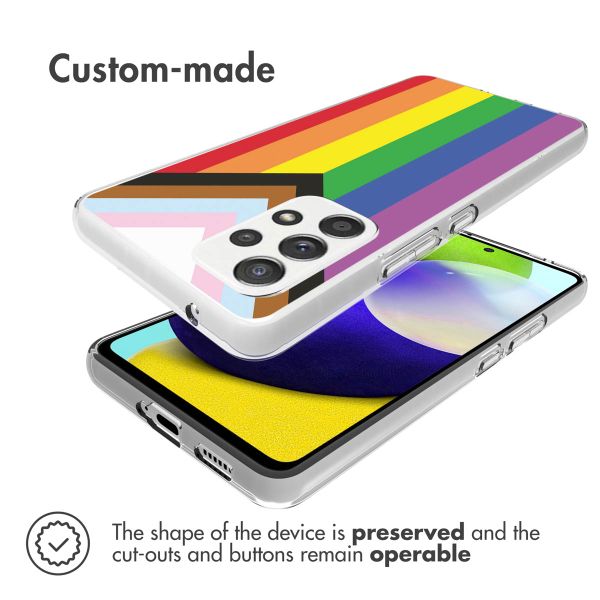 imoshion Design Hülle für das Samsung Galaxy A53 - Rainbow flag