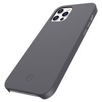 Valenta Luxe Leather Backcover für das iPhone 12 (Pro) - Grau