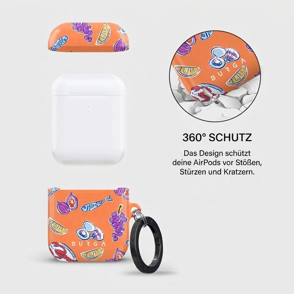 Burga Hardcase Hülle  Apple AirPods 1 / 2 - Sunset Dinner