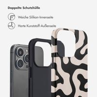Selencia Vivid Back Cover Apple iPhone 13 Pro - Art Wave Black