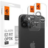 Spigen GLAStR EZ Fit Optik Pro Kameraschutz 2er-Pack für Apple iPhone 15 / 15 Plus - Crystal Clear
