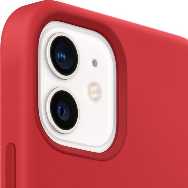 Apple Silikon-Case MagSafe Apple iPhone 12 Mini - Red