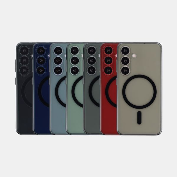 Accezz Lite Backcover mit MagSafe Samsung Galaxy S25 - Smokey Clear