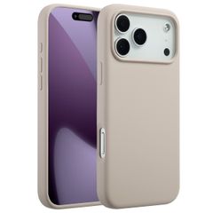 Accezz Liquid Silikoncase mit MagSafe Apple iPhone 17 Pro Max - Stone