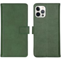 imoshion Luxuriöse Klapphülle Apple iPhone 12 (Pro) - Grün