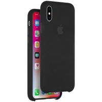 Apple Schwarzes Silikon Case iPhone X