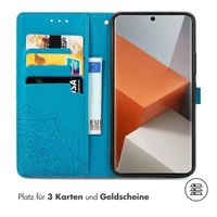 imoshion Mandala Klapphülle für das Xiaomi Redmi Note 13 Pro Plus (5G) - Türkis