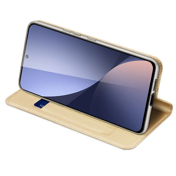 Dux Ducis Slim TPU Klapphülle für das Xiaomi 12 Lite - Gold