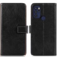 imoshion Luxuriöse Klapphülle Motorola Moto G60s - Schwarz