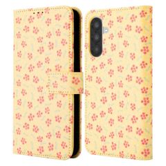 imoshion Design Klapphülle Samsung Galaxy A26 - Sunny Yellow Petite Flowers