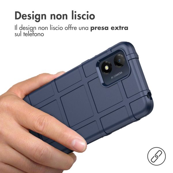 imoshion Rugged Shield Backcover Motorola Moto E13 - Dunkelblau