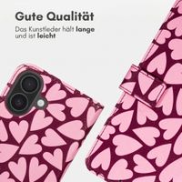 imoshion Design Klapphülle Apple iPhone 16 - Hearty Blush