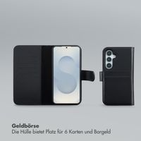 Selencia Olyn Abnehmbare Bookcase mit MagSafe Samsung Galaxy S24 / S25 - Schwarz