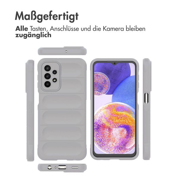 imoshion EasyGrip Back Cover für das Samsung Galaxy A23 (5G) - Grau