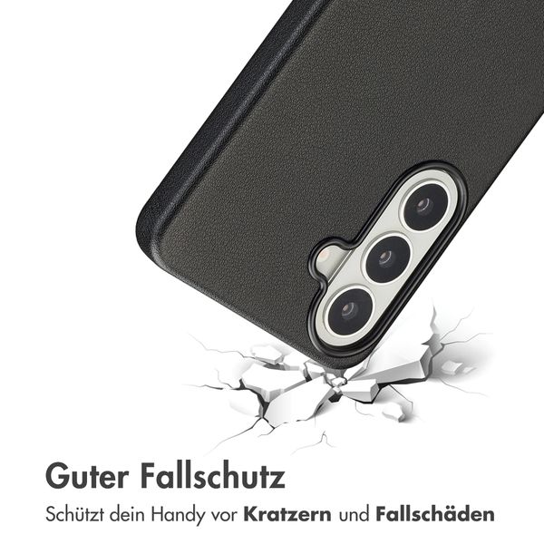 Accezz MagSafe Leather Backcover Samsung Galaxy S26 - Onyx Black