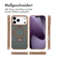 Accezz Ring Stand Backcover mit MagSafe Apple iPhone 17 Pro Max - Braun