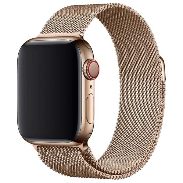 Apple Mailänder Fitness-Armband für Apple Watch Series 1-9 / SE - 38/40/41 mm / Series 10 - 42 mm - Gold