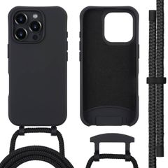 imoshion Color Backcover mit abtrennbarem Band MagSafe für das iPhone 16 Pro - Black