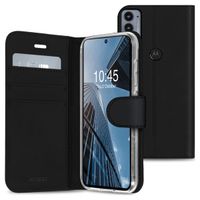 Accezz Wallet TPU Klapphülle Motorola Edge 20 - Schwarz