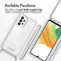 imoshion Design Hülle mit Band für das Samsung Galaxy A33 - Butterfly