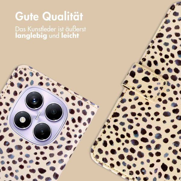 imoshion Design Klapphülle Xiaomi Redmi Note 14 Pro (4G) - Black And White Dots