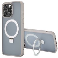 Accezz Ring Stand Backcover mit MagSafe Apple iPhone 15 Pro Max - Grau
