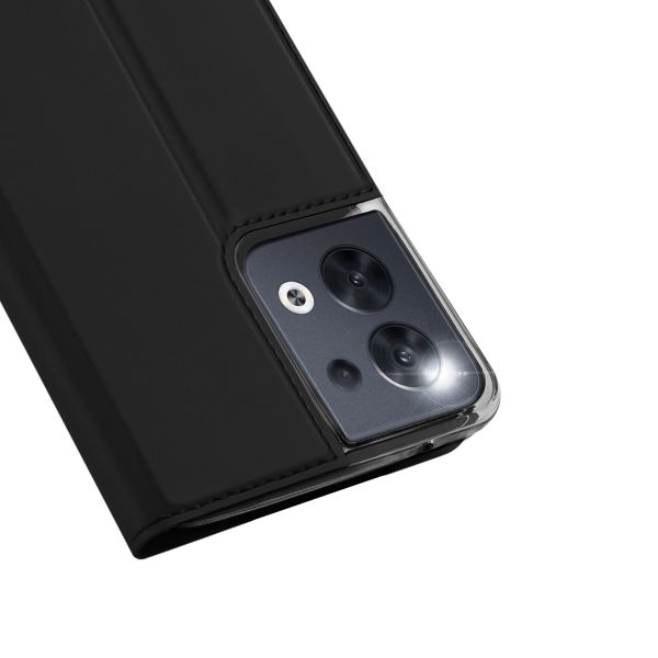 Dux Ducis Slim TPU Klapphülle für das Oppo Reno 8 5G - Schwarz