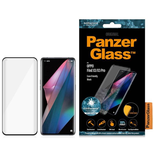 PanzerGlass CF Antibakterieller Screen Protector Oppo Find X3 Pro 5G