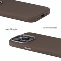 Accezz Mesh Backcover mit MagSafe Apple iPhone 15 Pro - Braun