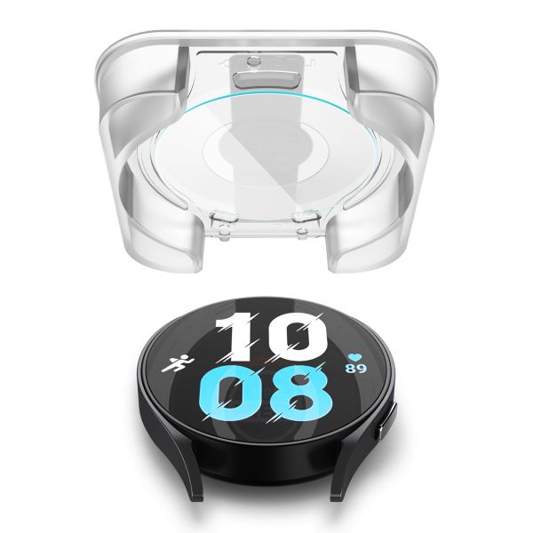 Spigen EZ FIT Glas.tR Displayschutzfolie mit Applikator für die Samsung Galaxy Watch 6 - 40 mm - Transparent