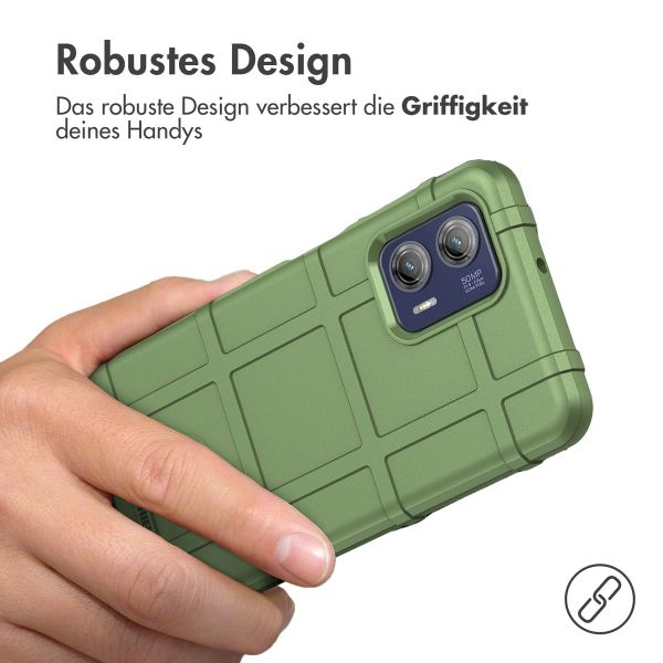 imoshion Rugged Shield Backcover Motorola Moto G73 - Dunkelgrün