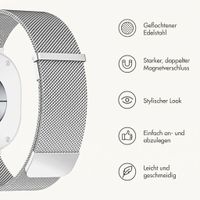 imoshion Mailändische Magnetarmband für Samsung Galaxy Watch Ultra 2 (2026) / Ultra (2024/2025) - Silber