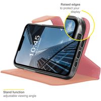 Accezz Wallet TPU Klapphülle Apple iPhone 13 Pro - Rosé gold