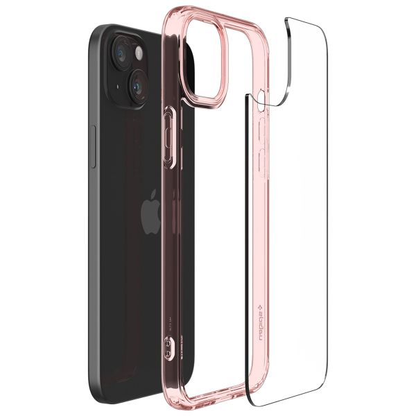 Spigen Ultra Hybrid™ Case für das iPhone 15 - Rose Crystal