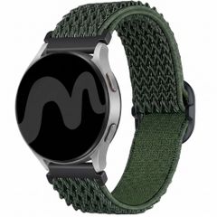imoshion Elastisches Nylonarmband -   Universelle 18 mm Anschluss - Dunkelgrün