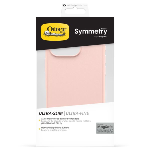 OtterBox Symmetry Case MagSafe für das iPhone 16 Pro - Ballet Shoes Rose