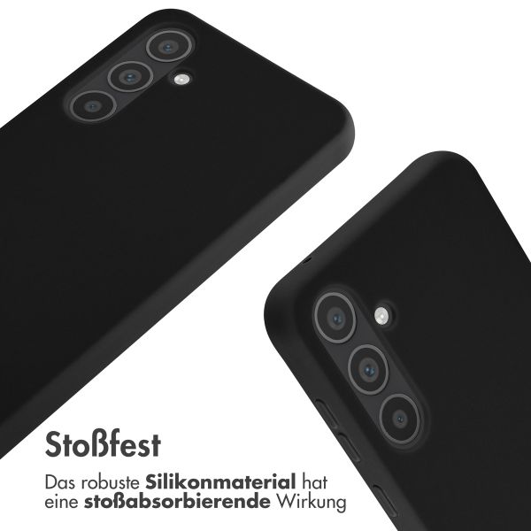 imoshion SilikonHülle mit Band Samsung Galaxy A35 - Schwarz