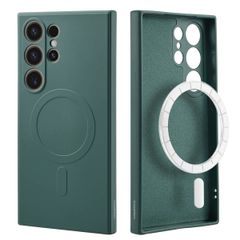 imoshion Color Back Cover mit MagSafe Samsung Galaxy S24 Ultra - Dunkelgrün
