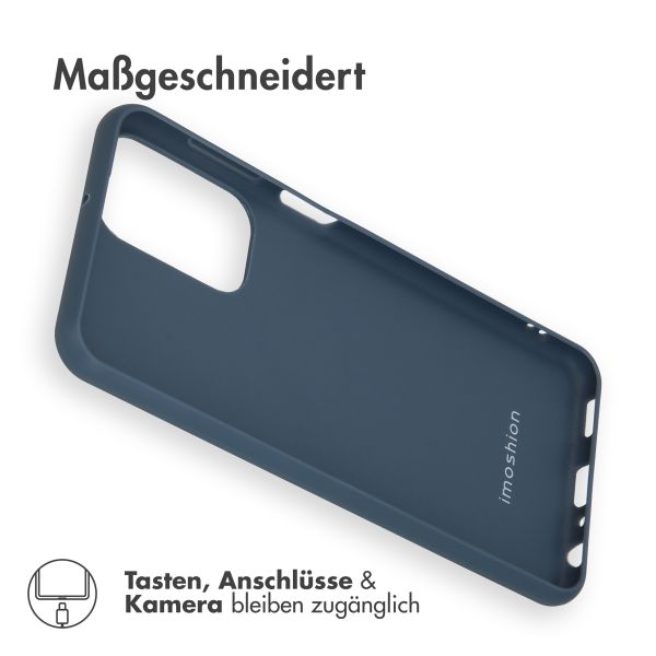 imoshion Color TPU Hülle Schwarz für Samsung Galaxy A23 (5G) - Dunkelblau