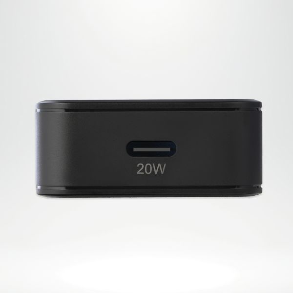Accezz Ultra Slim GaN Ladegerät - USB-C - 20 W - Schwarz
