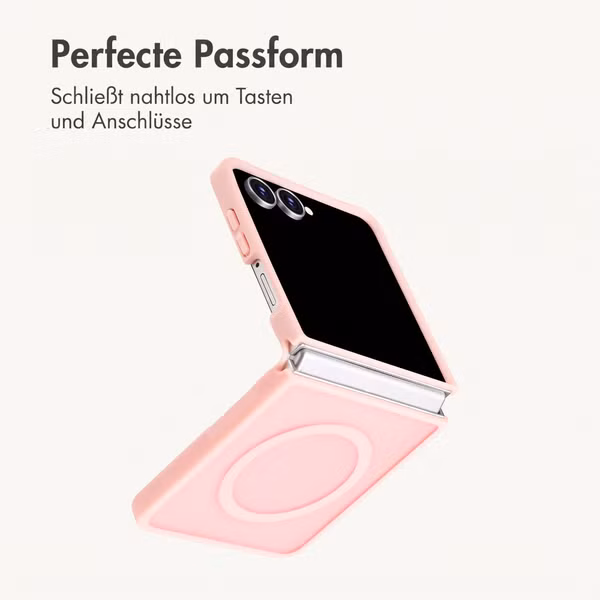 imoshion Color Guard Back Cover mit MagSafe Samsung Galaxy Z Flip 8 - Hellrosa