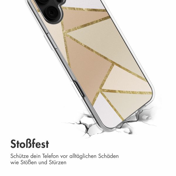 imoshion  Design Hülle für das iPhone 16 - Graphic Beige